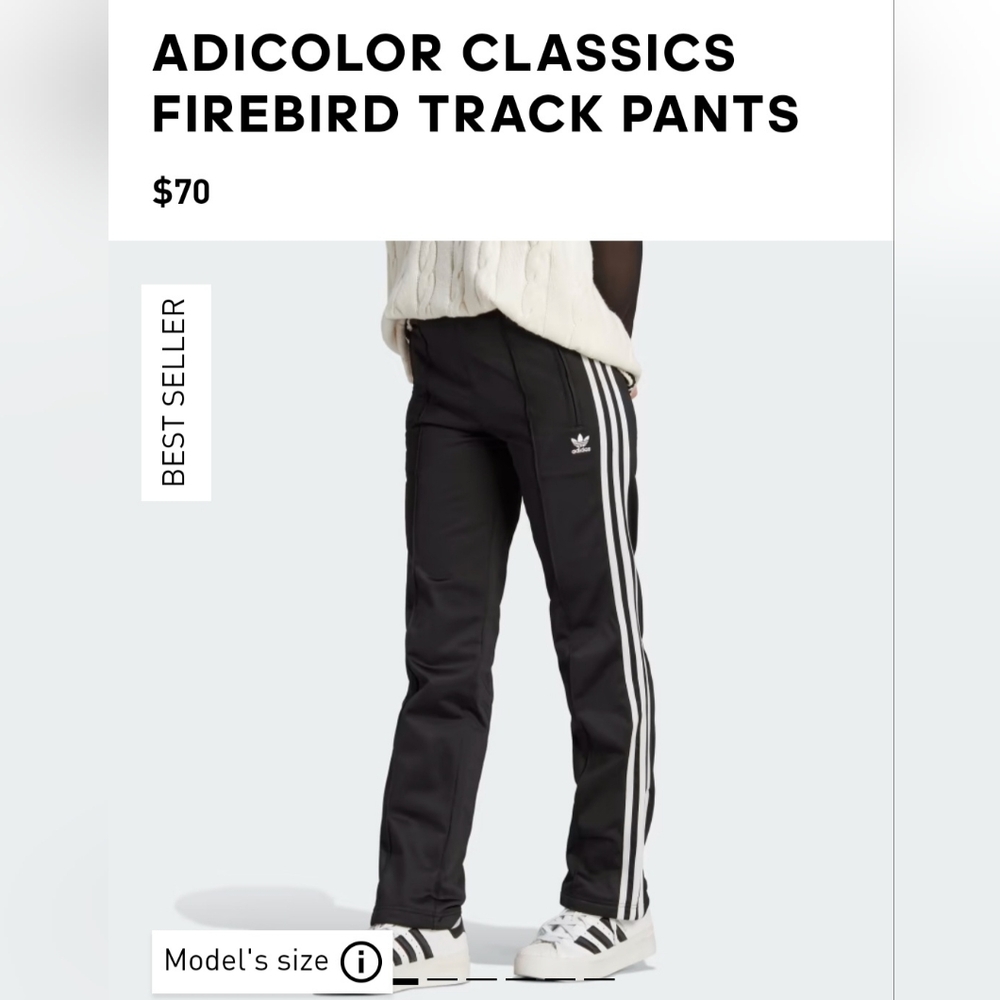 Adidas Classics Firebird Track Pants M NWOT